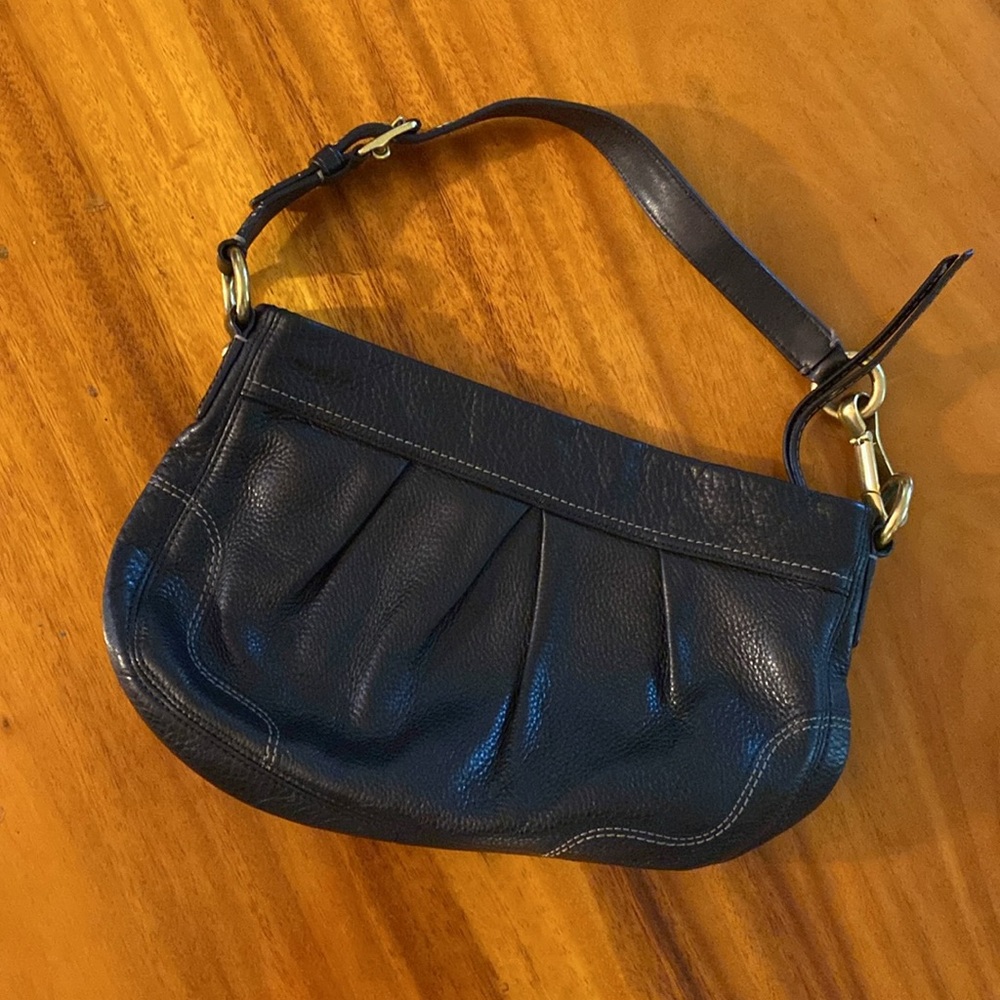 🌺 Vintage Coach Purse w/ Old Skool Gold Hardware Gorgeous Immaculate Condition